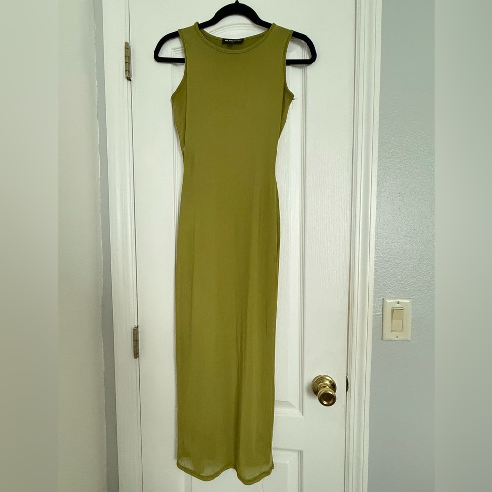 Olive Green Dress